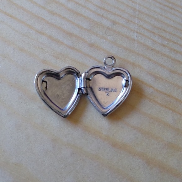 Sterling Silver Heart Cross Locket - Picture 2 of 4